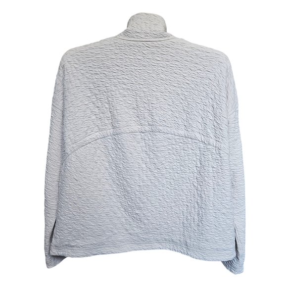 Lululemon White Opal Rippled Full Zip Jacket Size 8 - Picture 3 of 9